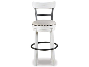7900 Valebeck 30" White Barstool $199.95