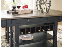 Load image into Gallery viewer, 8925/8924 Tyler Creek Black/Gray Counter Height Dining Table w/6 Stools $1,599.95