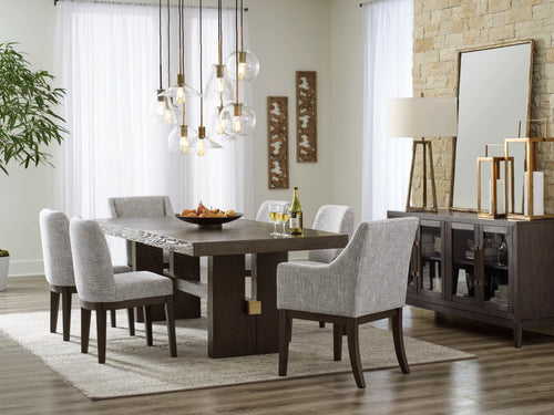8659/8658/8657 Burkhaus 7PC Dining Table w/4 Side Chairs/2 Arm Chairs $1,499.95