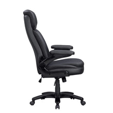 Load image into Gallery viewer, Black Big &amp; Tall Heavy Duty Flip Arm Executive Desk Chair $299.95