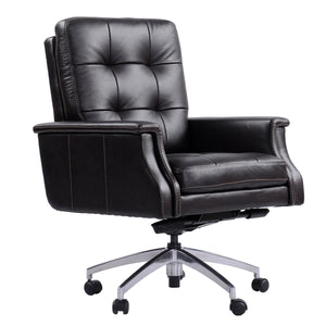 8279 Verona Coffee Leather Desk Chair $549.95