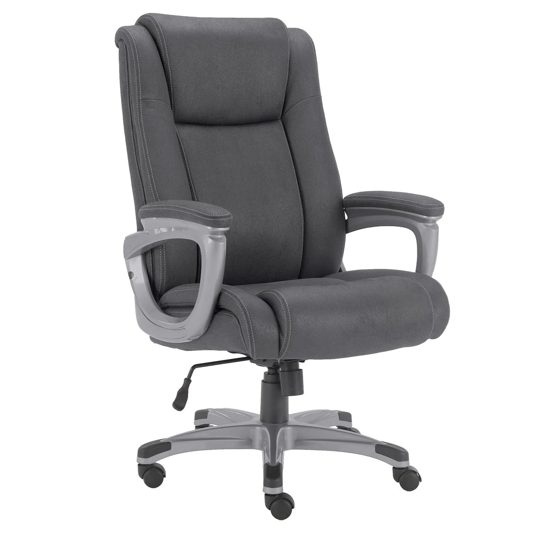 #8293 Big and Tall Heavy Duty Charcoal Fabric Desk Chair $259.95