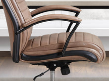 Load image into Gallery viewer, 8789 Latte Leather Desk Chair $349.95 - 1 Only!
