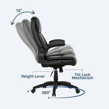 Load image into Gallery viewer, Sealy Atlas Bonded Leather Ergonomic Desk Chair - $249.95