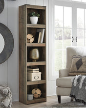 Load image into Gallery viewer, 8705 18"x 72" Trinell Brown Bookcase $119.95