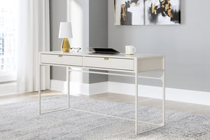 8205 60" 2 Drawer Home Office White Desk $199.95