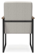 Load image into Gallery viewer, 8935 Montia Beige/Wood Arm/Metal Base Accent Chair $159.95