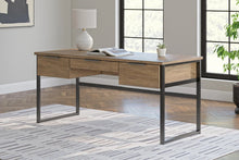 Load image into Gallery viewer, 8919 Montia 66" Natural Wood Tone 3 Drawer Writing Desk $479.95