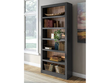 Load image into Gallery viewer, 8799 75&quot; Black 2 Tone Bookcase $379.95