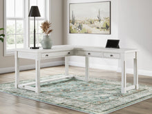 Load image into Gallery viewer, 8848/8849 60" Robbinsdale Antique White L-Shape Desk w/USB Port $679.95