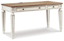 Load image into Gallery viewer, 5843 60&quot; Realyn Two Tone Writing Desk $399.95