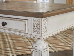 5843/5844 60" Realyn Two Tone Writing L-Shape Desk $599.95