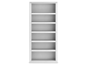 8030 34”x 75” White Bookcase $339.95