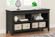 Load image into Gallery viewer, #8159 18&quot; x 60&quot; Vintage Black Console $349.95