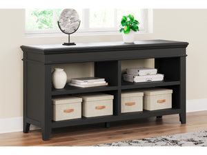 8159 60" Black Credenza w/Adjustable Shelves $349.95