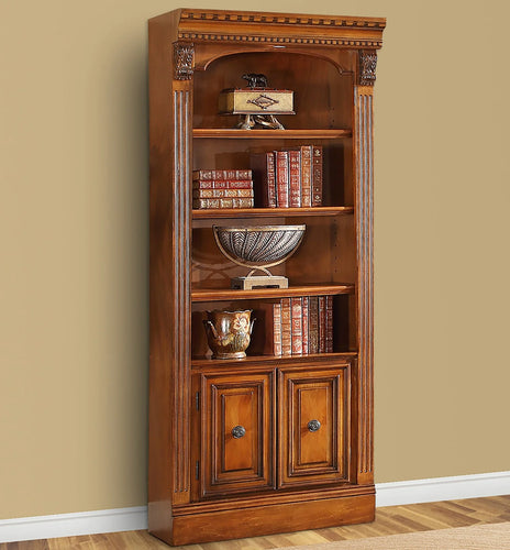 8296 Vintage Pecan Door Bookcase $499.95 - 1 Only
