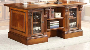 8295 Vintage Pecan Executive Desk $1,419.95