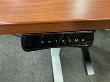 Load image into Gallery viewer, Height-adjustment keypad with memory presets on cherry standing desk