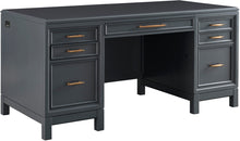 Load image into Gallery viewer, 8660 66&quot; Alexander Midnight Executive Desk $999.95