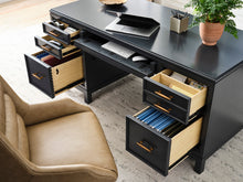 Load image into Gallery viewer, 8660 66&quot; Alexander Midnight Executive Desk $999.95