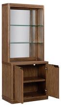 Load image into Gallery viewer, 8990/8991 Spiced Carmel Mirrored Bookcase $1,449.95
