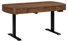 Load image into Gallery viewer, 8985/8861 60" Spiced Carmel Power Adjustable Desk $1,499.95