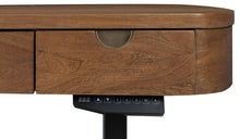 Load image into Gallery viewer, 8985/8861 60" Spiced Carmel Power Adjustable Desk $1,499.95
