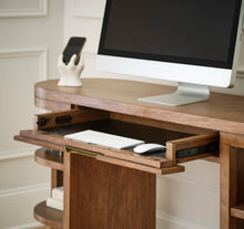 Load image into Gallery viewer, 8989 58" Spiced Carmel Writing Desk $899.95