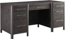 Load image into Gallery viewer, 8668 66&quot; Dark Gray Executive Desk $1,099.95