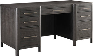 8668 66" Dark Gray Executive Desk $1,099.95