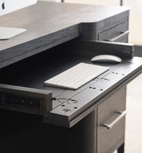 Load image into Gallery viewer, 8668 66&quot; Dark Gray Executive Desk $1,099.95