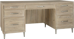 8381 66" Biscotti Executive Desk $1,399.95