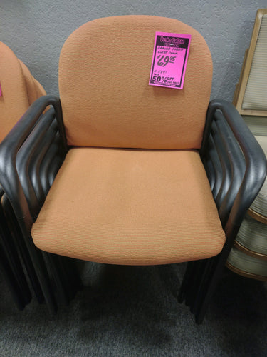 R5841 Orange Stackable USED Chairs $34.98