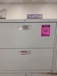 R8803 HON Metal 2 Drawer USED Lateral File $74.98