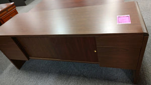 R814 24"x 72" Pecan Finish Used Storage Credenza $149.98 - 1 Only!