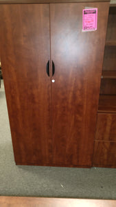 R2005 66"x 35" Cherry 2 Door Laminate Used Storage Cabinet $299.98