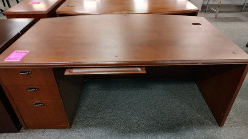 R934 6' Bow Front Used Desk $149.98 - 1 Only!
