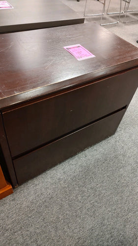 R403 Mahogany 2 Drawer Used Lateral File $49.98 - 1 Only!