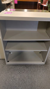 R115 40" Gray Metal Used Bookcase $75 - 1 Only!