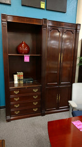 R1129 69"x 86" Cherry Used Storage Cabinet w/Open Unit $349.98 - 1 Only!