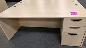 R990 30"x 71" Maple Used Desk w/1 File $274.98 - 1 Only!