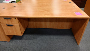 R7020 36"x 72" Pine Used Desk w/File $299.95 - 1 Only!