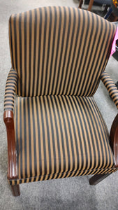 R771 Wood Frame Black/Gold Used Chair $124.98