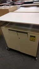 Load image into Gallery viewer, R107 36&quot;x 22&quot; White 2 Door Used Storage Cabinet $199.95