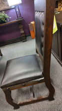 Load image into Gallery viewer, 7061 Rustic Nail Head Leather Side Chair $274.99