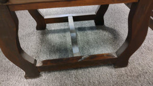 7061 Rustic Nail Head Leather Side Chair $274.99