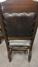 Load image into Gallery viewer, 7061 Rustic Nail Head Leather Side Chair $339.95