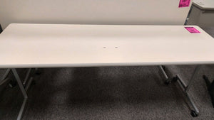 R4560 24"x 72" Beige Folding Work Used Table $149.98