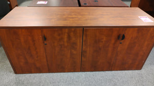 R7690 24"x 71" Cherry Used Storage Credenza $349.98 - 1 Only!