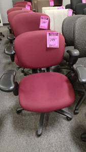 R5008 Hawthorn Burgandy Fabric Used Chair $79.98